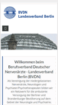 Mobile Screenshot of berliner-nervenaerzte.de